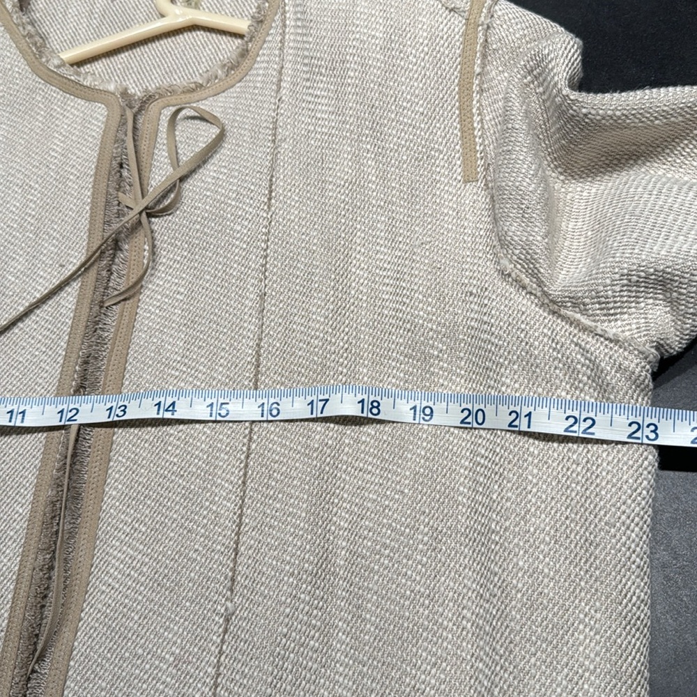 Ellie Tahari Linen Cotton Jacket size XL - Picture 12 of 12